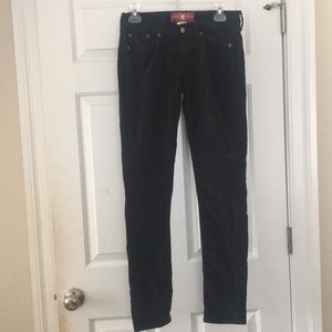 Lucky Brand Corduroy Black Skinny Jeans